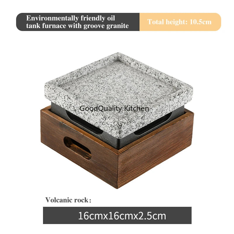 Japanese Barbecue Stove Beef Steak Plate High Temperature