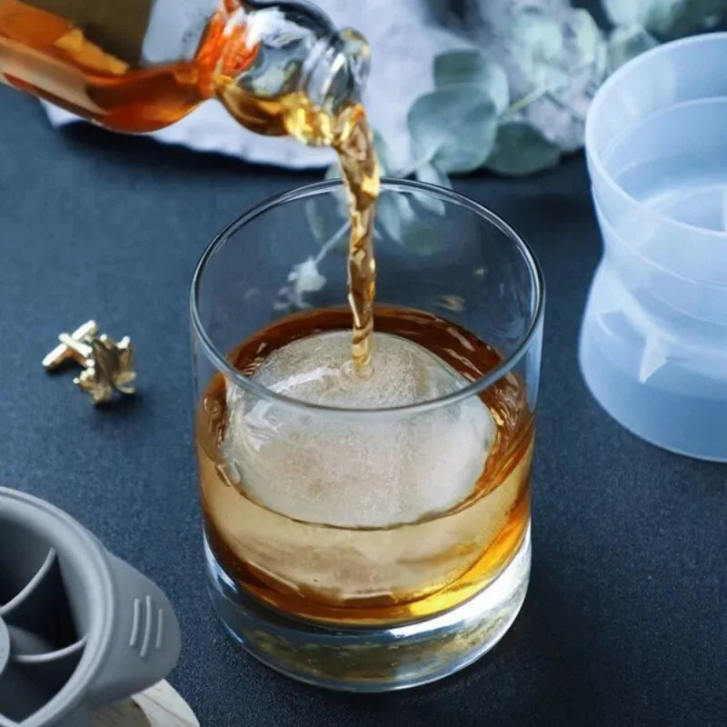 1/2pcs Bar Whiskey Round Ice Cube Maker Silicone