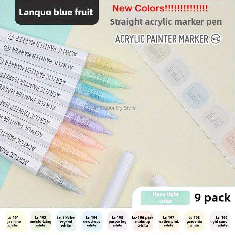Languo 288/9 Colors Direct Liquid Acrylic Marker Soft