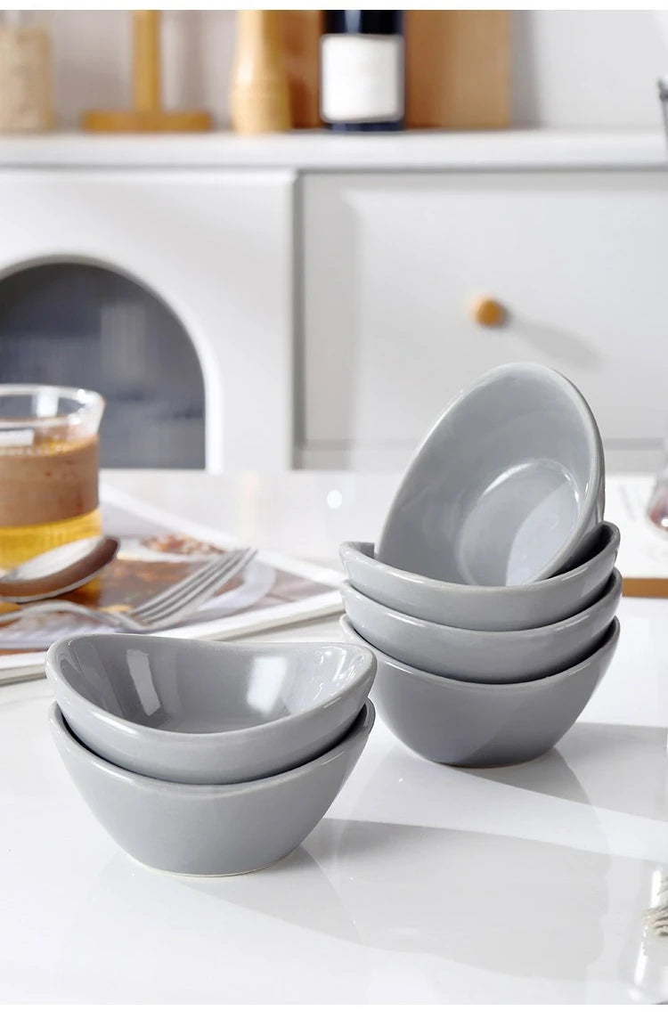 Ceramic Dipping Bowls Soy Sauce Dish Dip Bowls