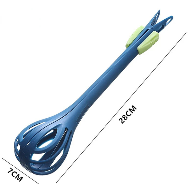 Egg Beater Whisk Milk Pasta Tongs Food Clips