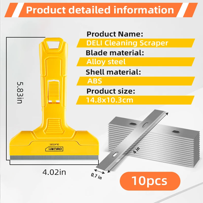 100mm Cleaning Shovel Cutter Cleaning Knife Glass Floor