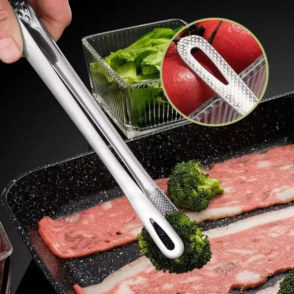 Tongs Stainless Steel Barbecue Tongs Clip Bbq Grill
