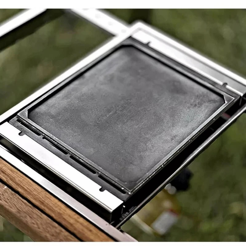 Outdoor Camping Baking Tray Barbecue Grill Tray Gs450