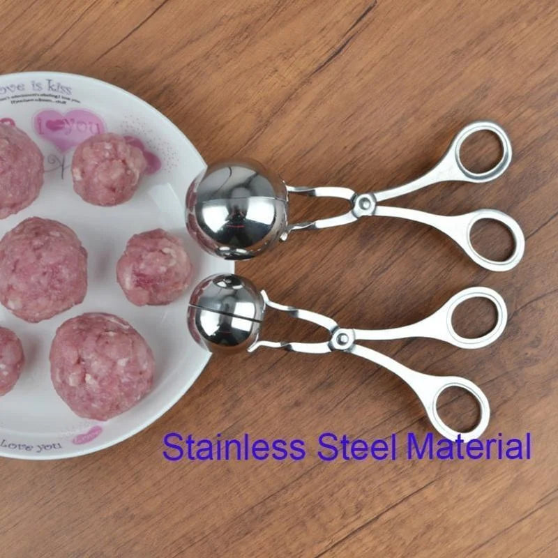 Meat Ball Maker Stainless Steel Clip Round Rice