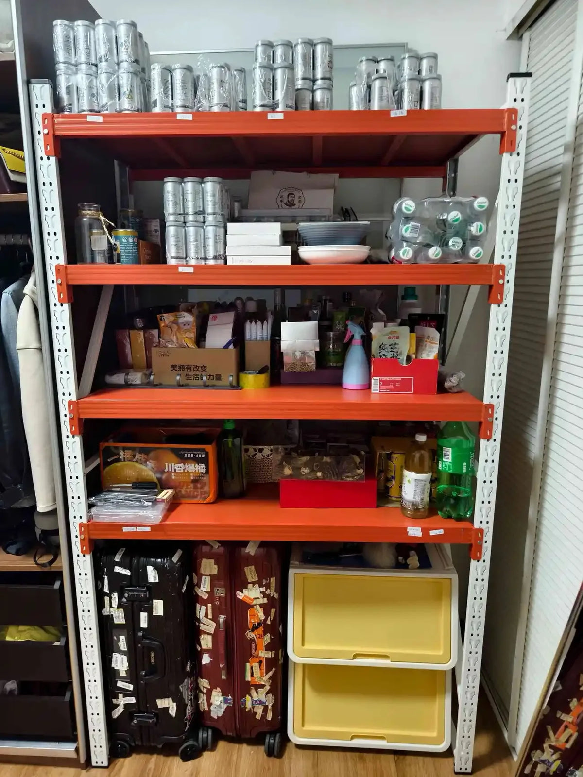 Multi-Layer Storage Shelves Supermarket Cargo Display Racks