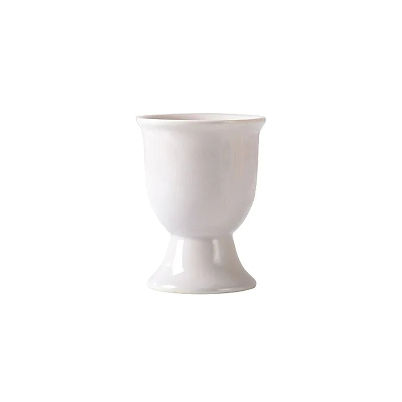Ceramic Egg Cup Holders Macaron Color Creative Serving