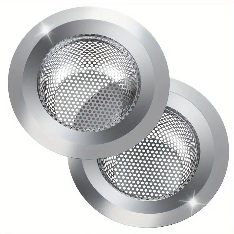 2pcs Sink Strainer Stainless Steel Sink Drain Strainer