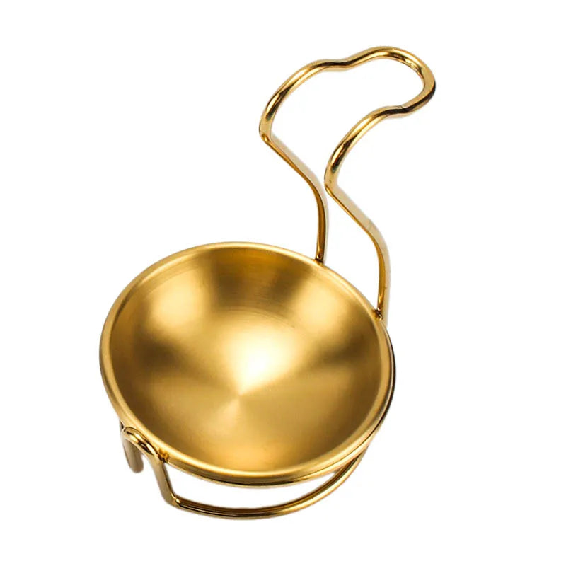 Stainless Steel Tableware Golden Pot Colander Bbq Grilling