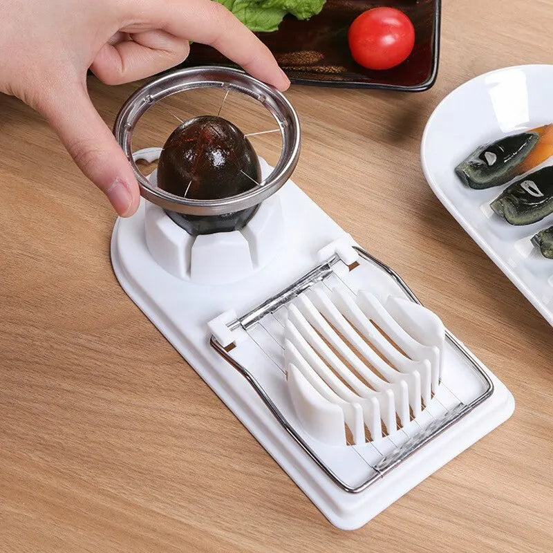Egg Slicers Stainless Steel Slicer Fancy Splitter Egg