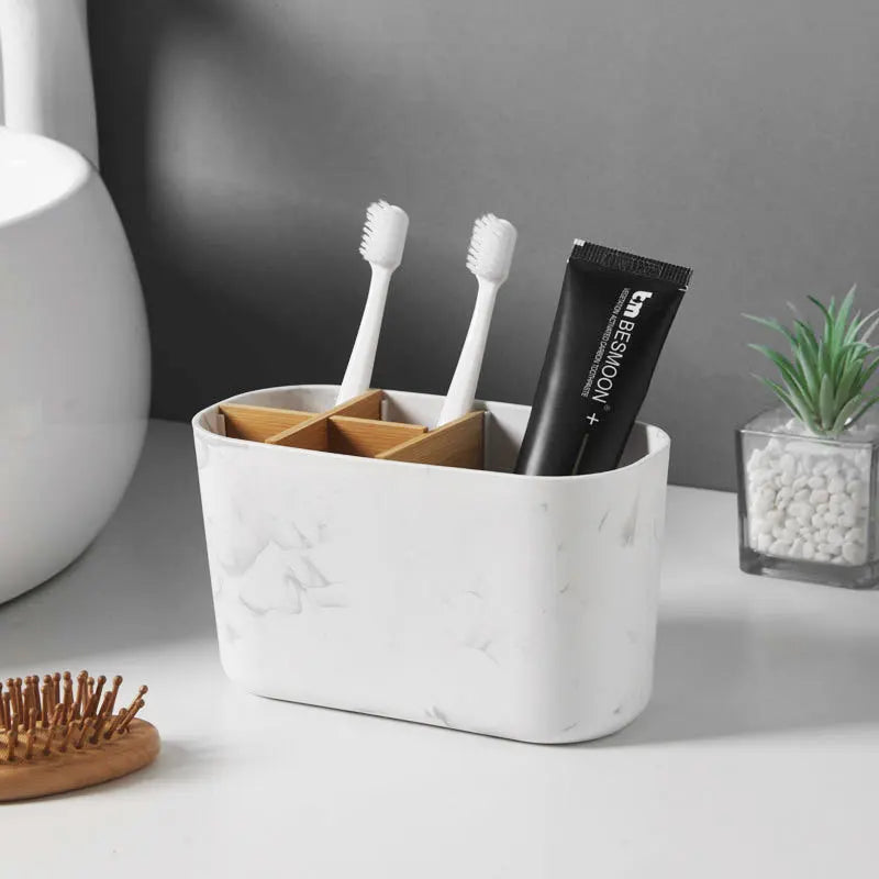 Toothbrush Holder Electric Brushes Bathroom Counter Organizer