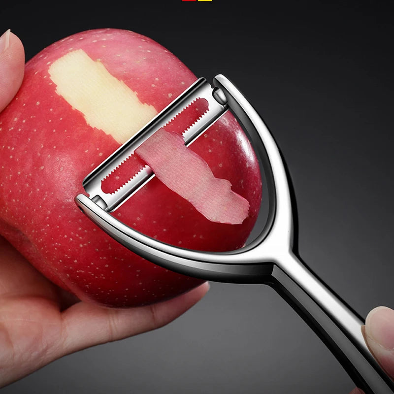 Heavy-Duty 304 Stainless Steel Peeler Fruit & Vegetable