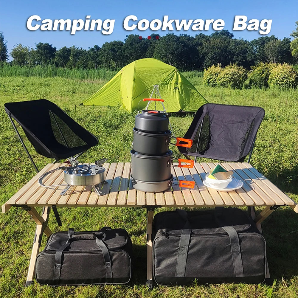 Camping Cookware Bag Cooking Utensils Bag Outdoor Stove