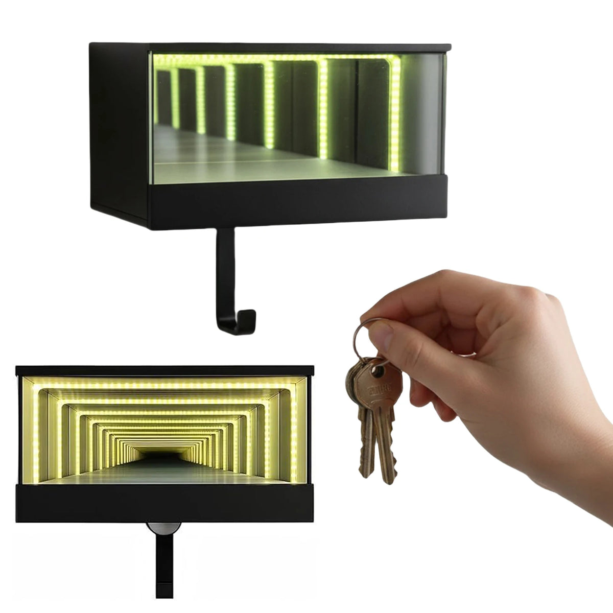 Wall Mount Car Garage Key Holder Funny Infinity
