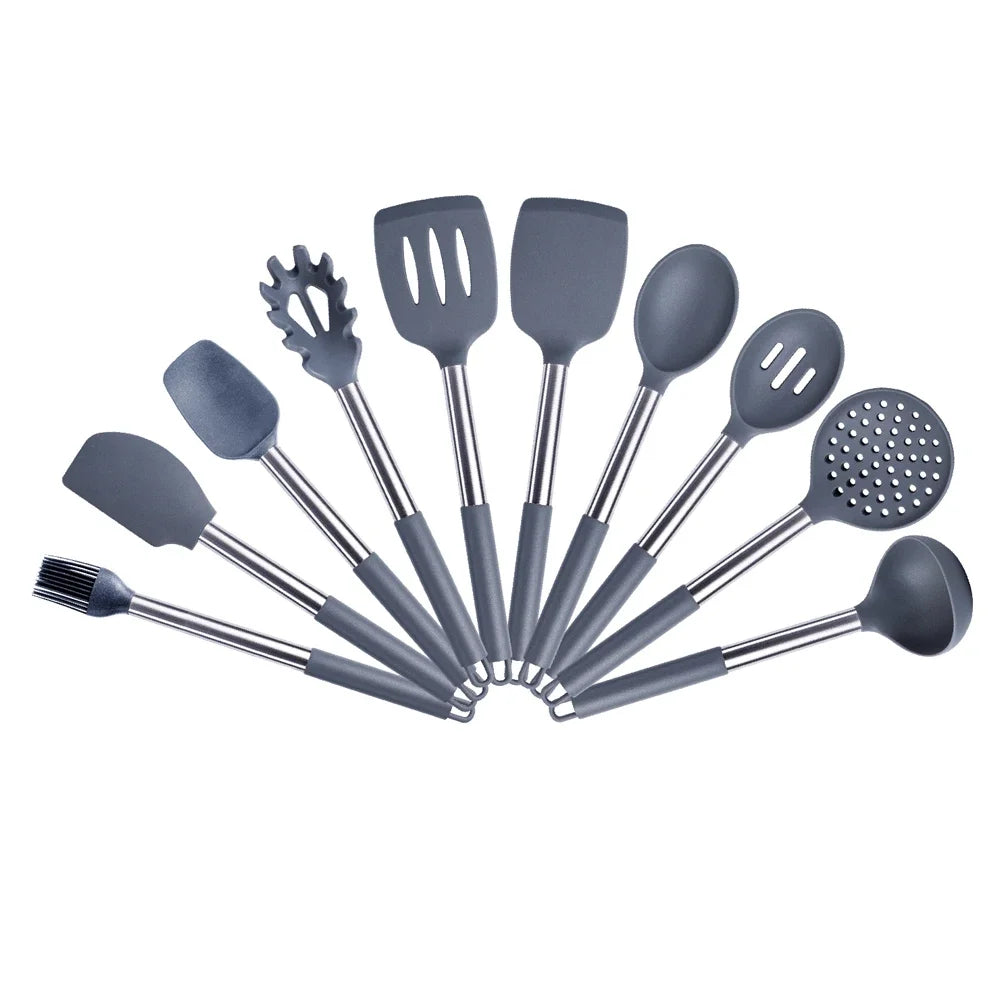 Quality Silicone Utensils Cooking Non Stick Kitchenware Heat