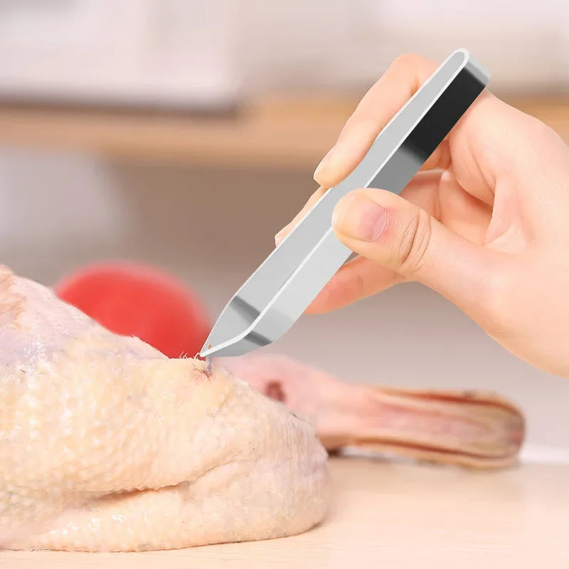 Pc Stainless Steel Fish Bone Tweezers Pincer Clip