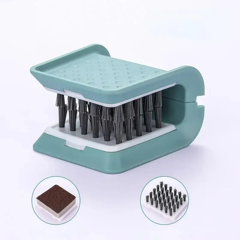 1pc Foldable Kitchenware Cleaning Brush U-Shaped Dinner Plate