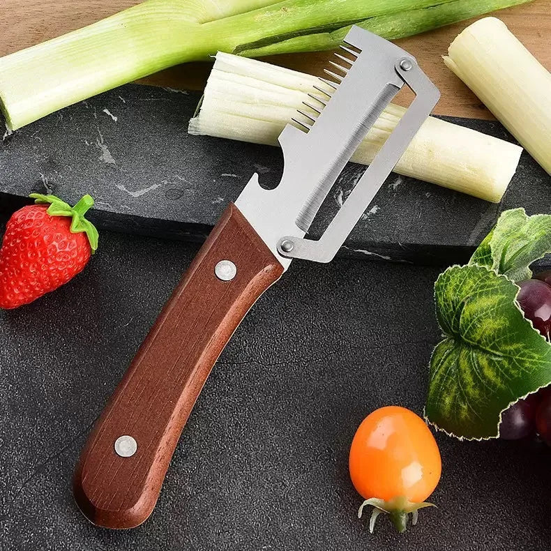 Peeler & Scallion Shredder Stainless Steel Peeler Scallion