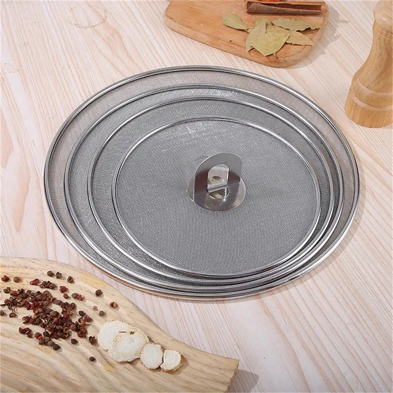 Dia 25/29/33cm Stainless Steel Splatter Screen Mesh Pot