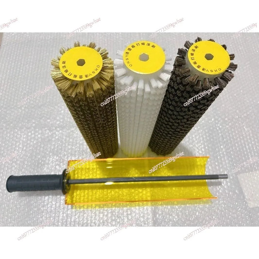 Ski Waxing Brush Roller Polishing Brush Nylon Horse