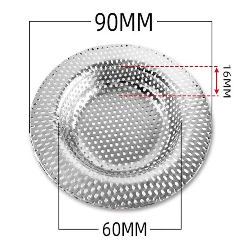 Sink Mesh Strainer Stainless Steel Water Sink Filter