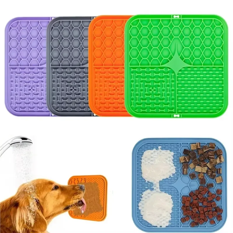 Pet Lick Silicone Mat Dogs Pet Slow Food