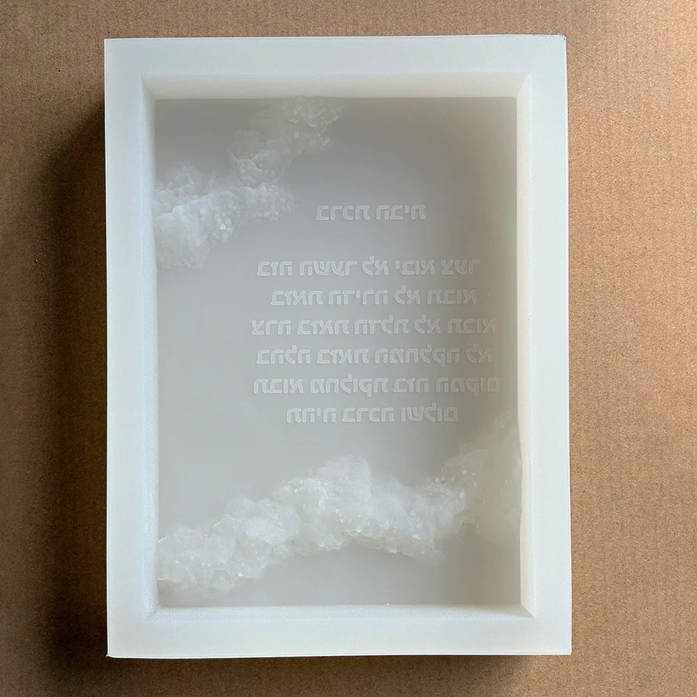Silicone Mold Concrete Hebrew Blessing Plaque Israeli Hebrew