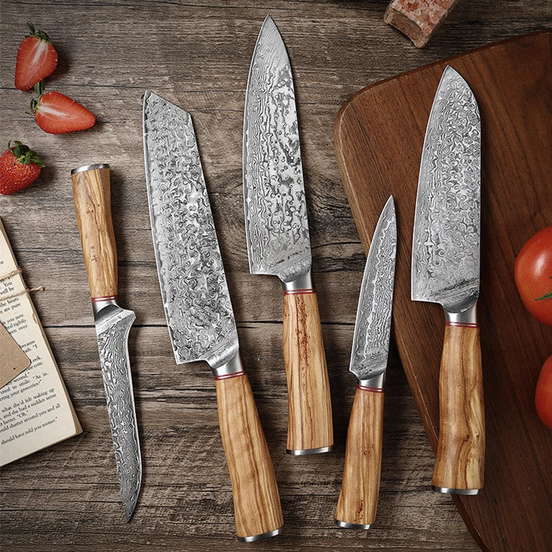 Damascus Steel Knife 67 Layer Slicing Knife Meat