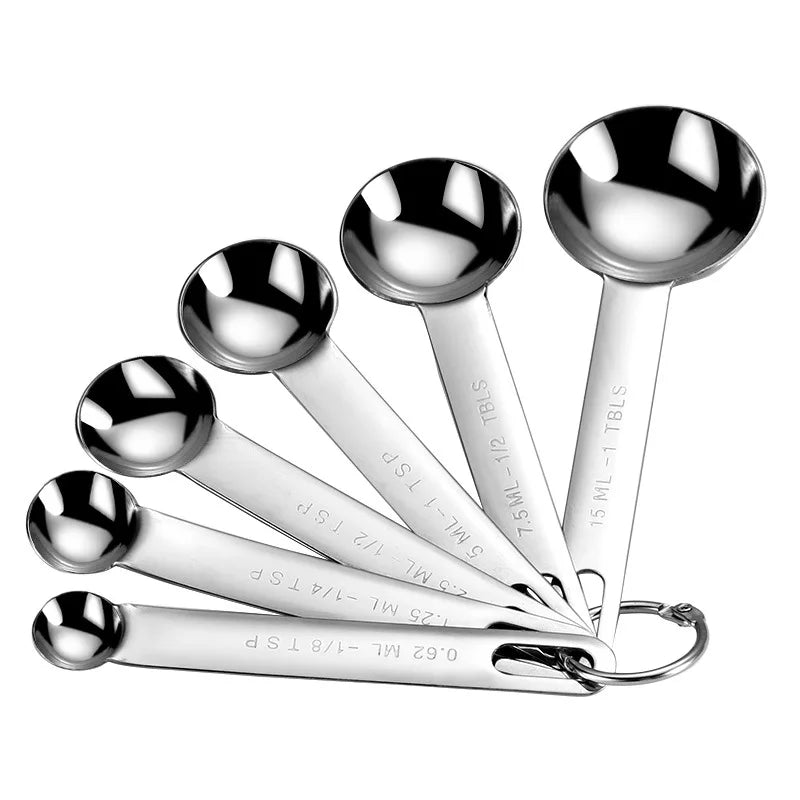 Stainless Steel Measuring Spoon 4/6/7/8 Scale Measuring Ruler