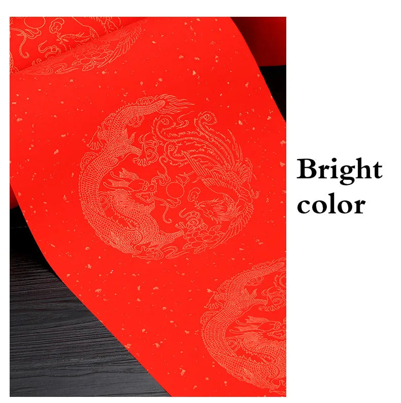 Red Rice Paper Decoupage Red Xuan Paper Chinese