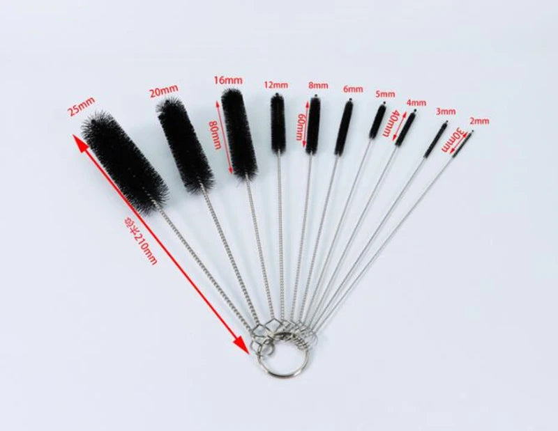 10pcs Nylon Bottle Straw Cleaning Brush Cleaning Brushes