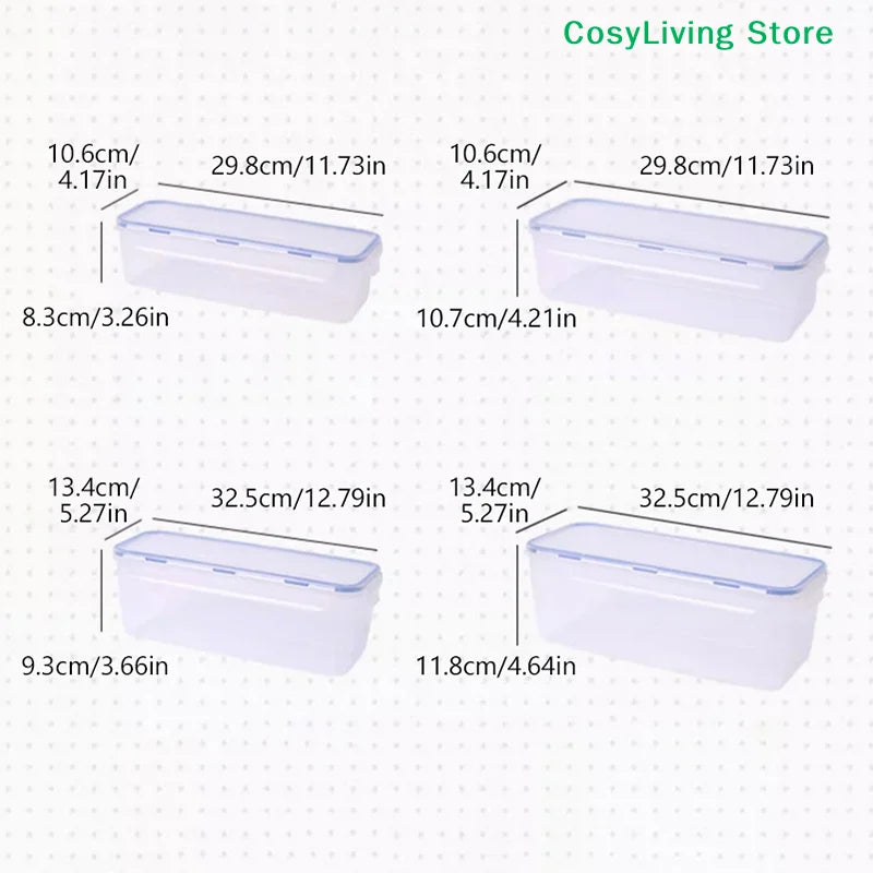 Airtight Food Storage Container Lid Plastic Bread Storage