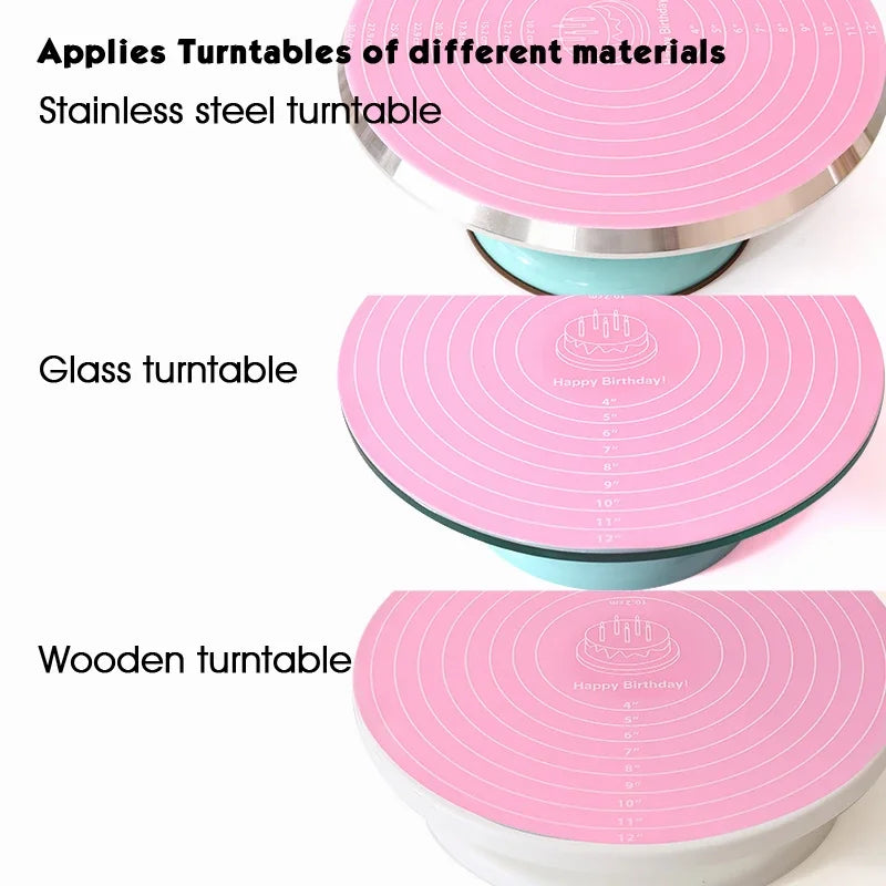 Silicone Cake Mat 12 Inch Round Silicone Mat