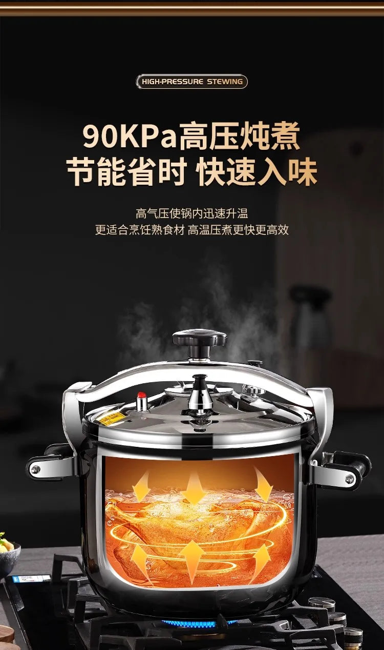 Korean Style Pressure Cooker - Explosion-Proof Stainless Steel