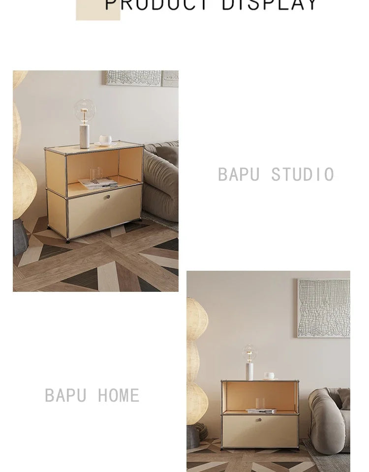 Modern Module Living Room Cabinet Stainless Steel Tv