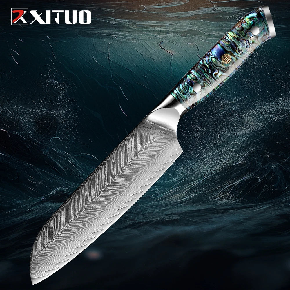 Xituo Damascus Steel Knife 1-5 Chef Knife Japanese