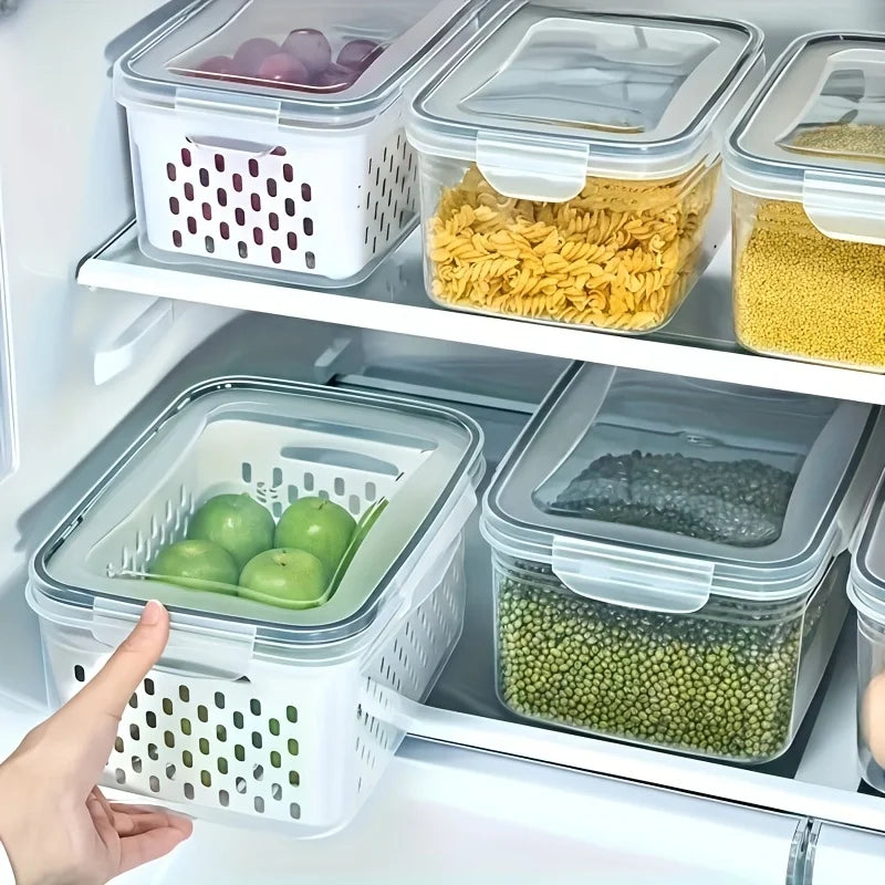 4/6pcs/Set Leak-Proof Food Storage Containers-Airtight Stackable
