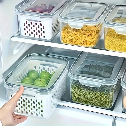 4/6pcs/Set Leak-Proof Food Storage Containers-Airtight Stackable