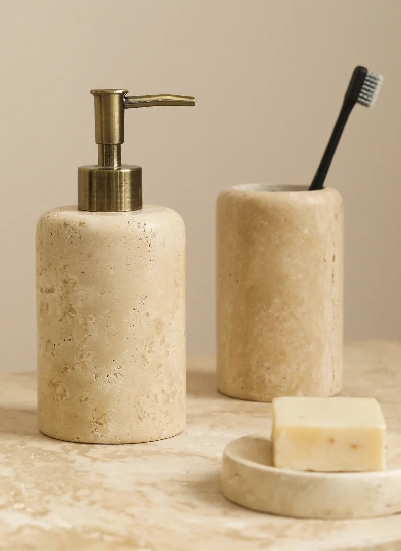 Ahunderjiaz-Wabi Sabi Style Soap Dispensers Bathroom Wash
