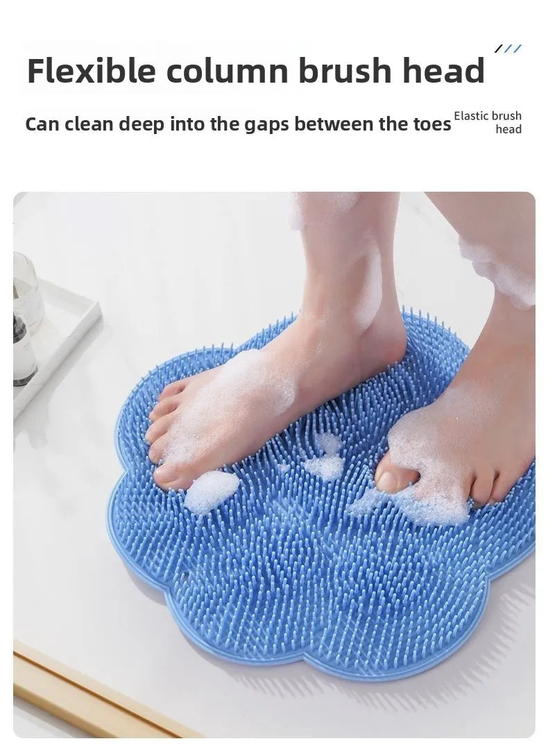 1pcs Lazy Foot Wash Scrubbing Mat Bathroom Non-Slip