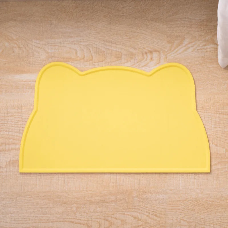1pc Cat Dog Meal Mat Pet Silicone Mat