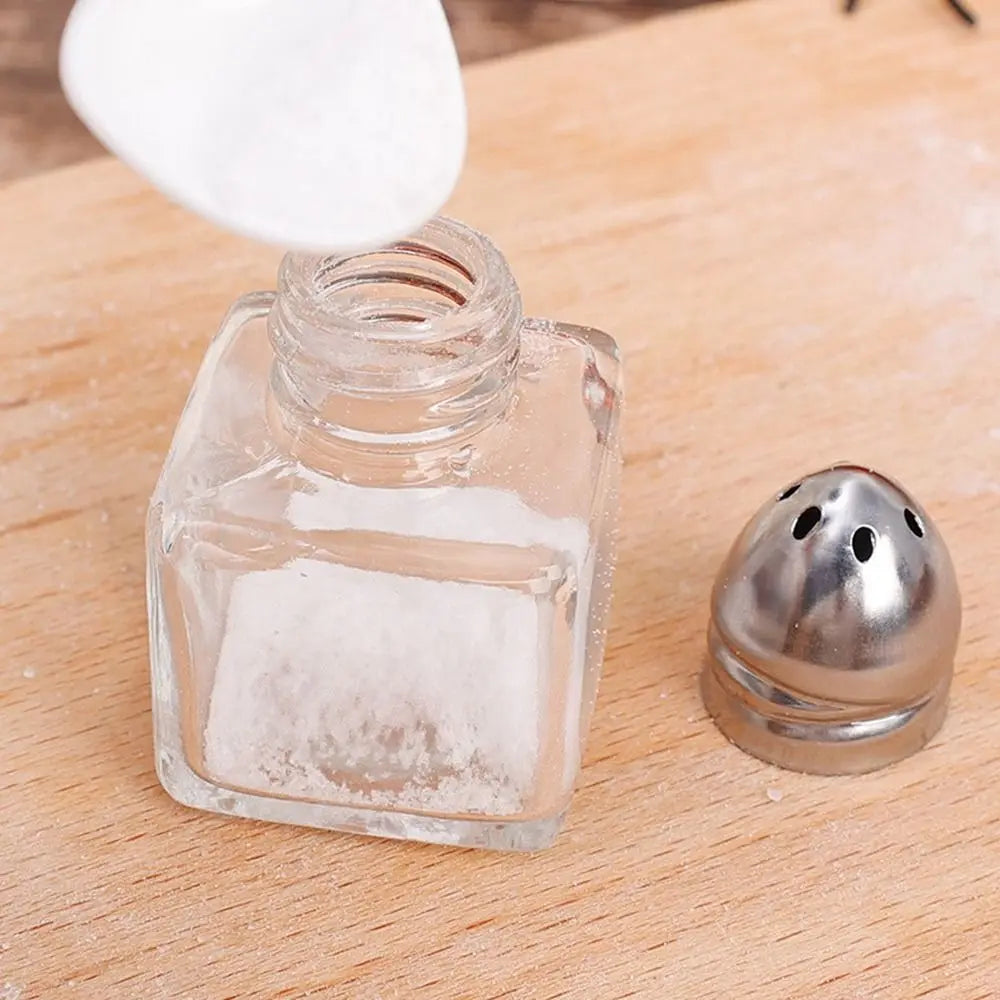 10/15ml Mini Seasoning Bottle Transparent Glass Spice Jars