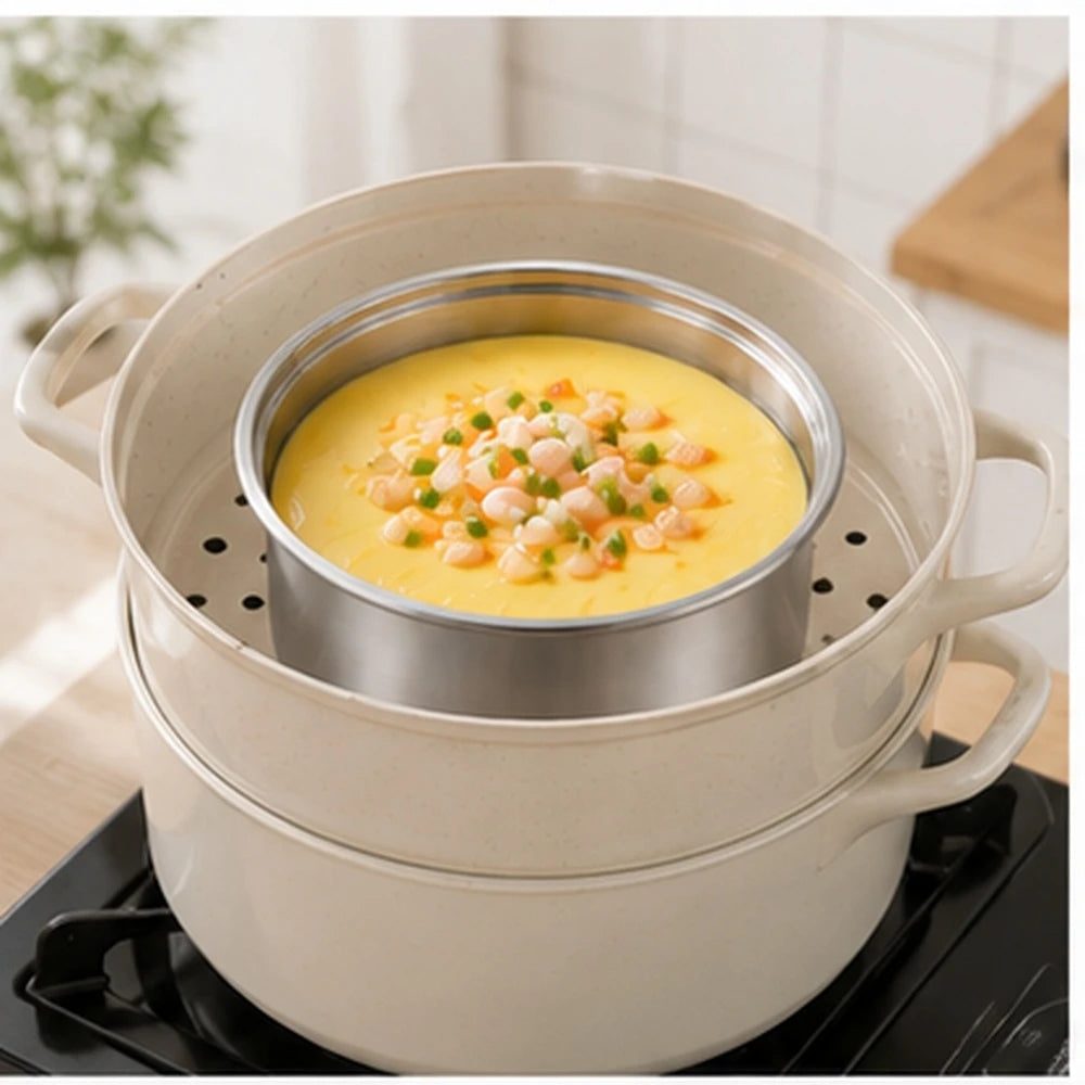 304 Stainless Steel Ramekin Lid Steamed Egg Baby
