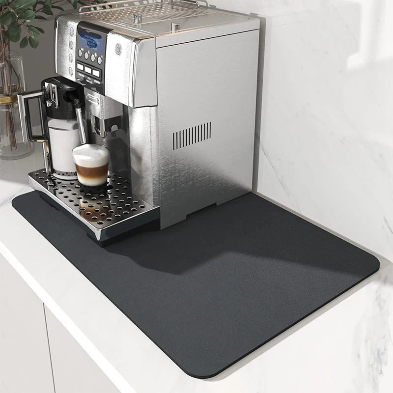 Super Absorbent Large Absorbent Mat Antiskid Draining Coffee