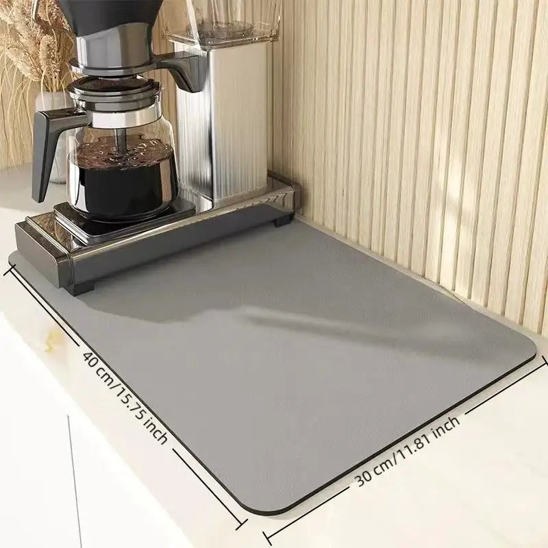 Absorbent Fast Drying Non Slip Counter Mat 30