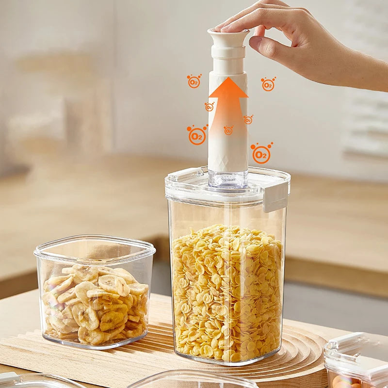 Vacuum Sealed Tank Coffee Beans Vacuum Jar Cereals