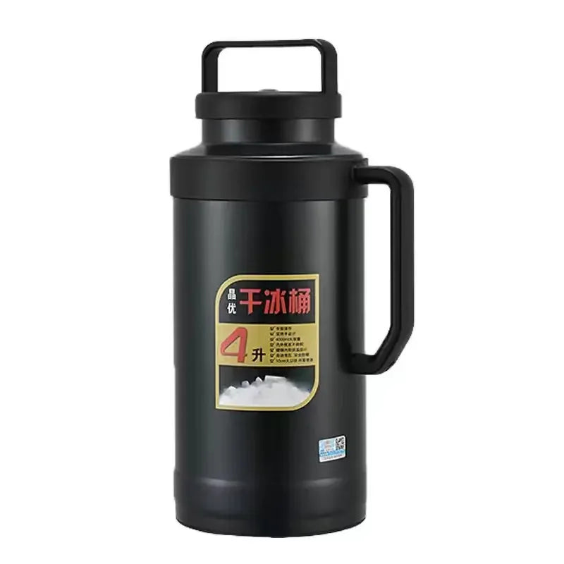 Large Capacity 4l-6l Commercial Dry Ice Bucket Large-Diameter