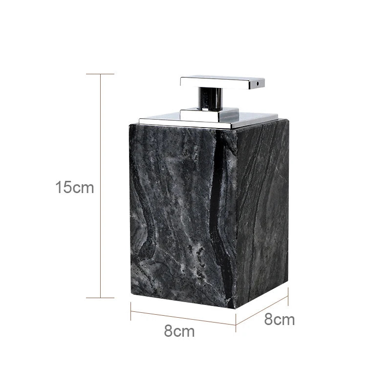 Black Natural Marble Stone Bathroom Luxury Toothbrush Holder
