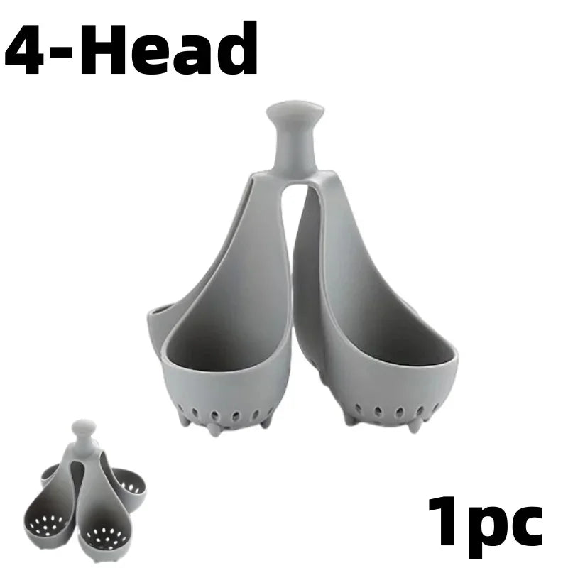 1/2pc Silicone Egg Boiler Rack 4/6 Hole Egg