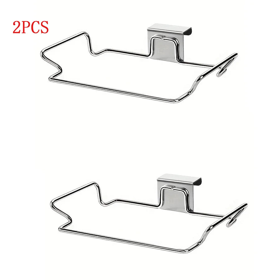 Trash Bag Rack Cabinet Door Garbage Bags Holder